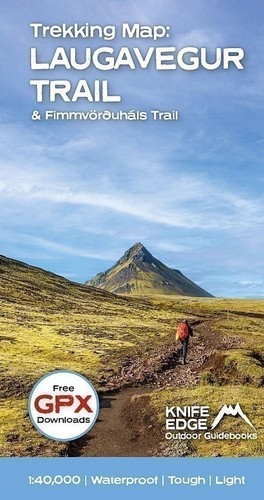 Trekking map iceland - map:, iceland's