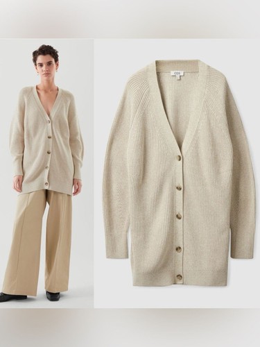 Cos longline neck cardigan - cos,