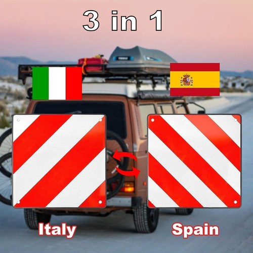 50x50cm rear warning - rear,