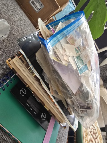 7kg stamps unsorted - 1.7kg,