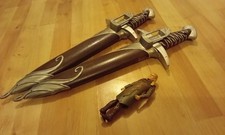 Lord of The Rings Sting Sword Toy Frodo x 2.  Hobbit LOTR. Figure. Bundle 