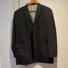 Marks & Spencer Men’s black Italian extrafine merino  wool  Suit Jacket 44 Inch