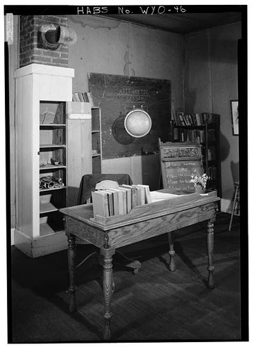 Cupboard below chimney - .,