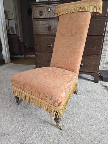 Antique prie dieu - prie, chair