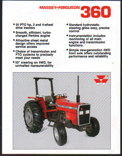 Massey ferguson 360 50hp - "360",