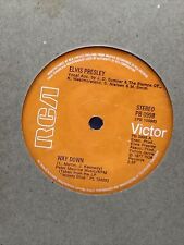 Elvis Presley Way Down 7" RCA Victor PB0998 EX 1977 Way Down/Pledging My Love
