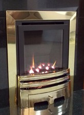 GAS FIRE BRASS SLIDE CONTROL