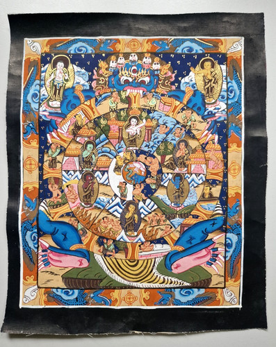 Wheel life thangka samsara - life,