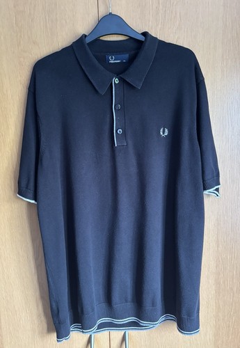 Fred perry black knitted - black,