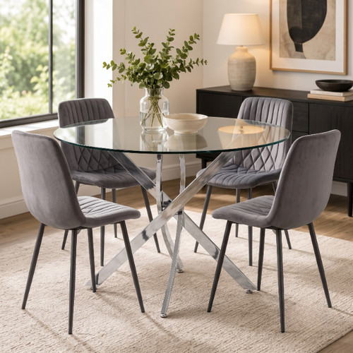 Modern glass dining - modern, table