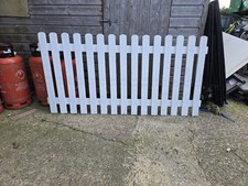 3" X 1" Treated Rough Sawn, Painted,Wooden White Picket Fencing
