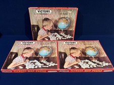 3 x VICTORY MAP PUZZLES -