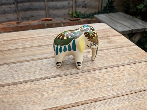 Vintage hand painted ceramic - hand,