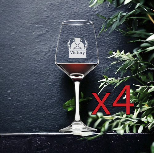 Victory wine glasses - victory,