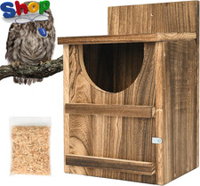 Owl House Wooden Bird House