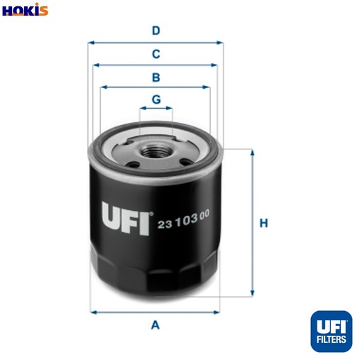 Oil filter 103 for - oil,
