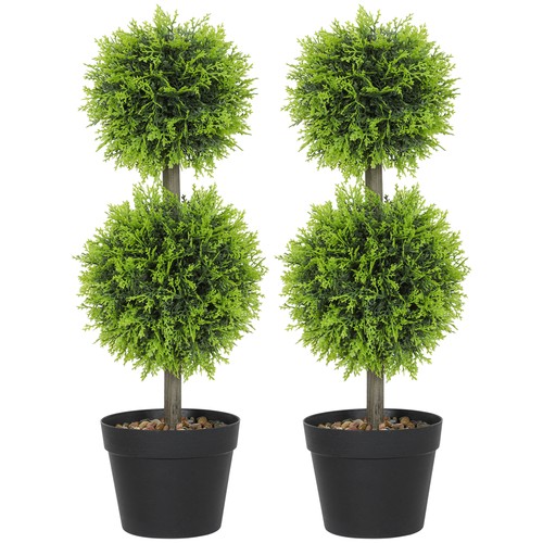 Homcom set artificial - of, 2