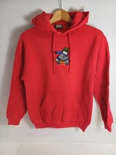ORIGINAL vintage rare dready Embroidered hoody Hoodie 90s Rave Techno Spliffy