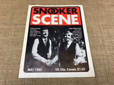 SNOOKER SCENE MAY 1982 EDITION MAGAZINE-STEVE DAVIS & TERRY GRIFFITHS