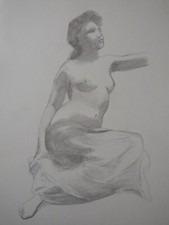 Pencil drawing after John