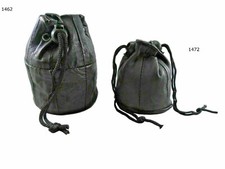 Leather Drawstring Wrist Taxi