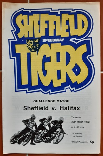 Sheffield halifax speedway - sheffield,