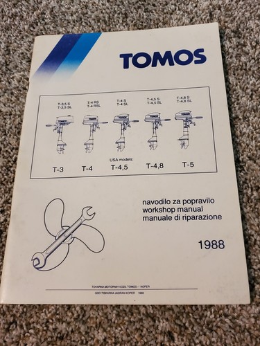 Tomos workshop manual - workshop, t-3