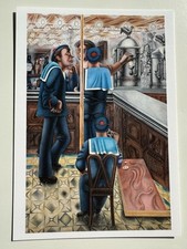 Edward Burra Three Sailors at the Bar Postcard A6 Tate Britain Official Art