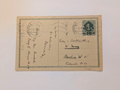 Czechoslovakia classic postal