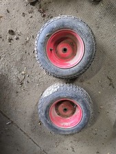 countax rider 30 16 6.50 8 ride on rear mower Garden wheels rims two pair back