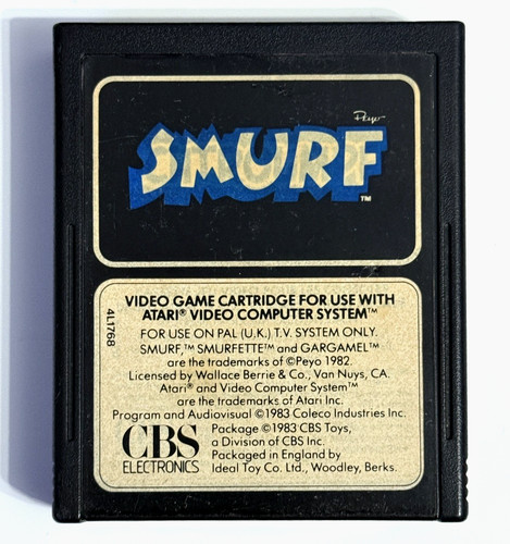 Smurf atari 2600 - *atari, 7800*