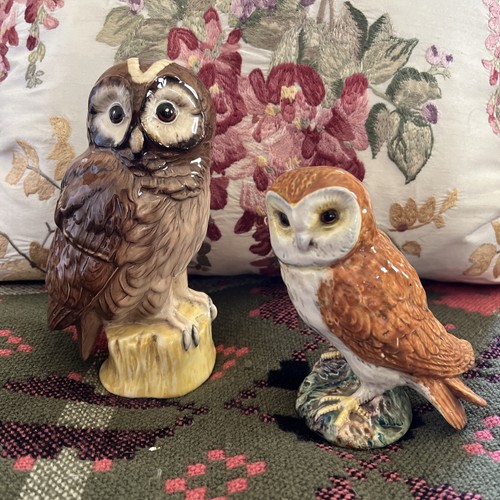 Vintage pair beswick owl - pair,