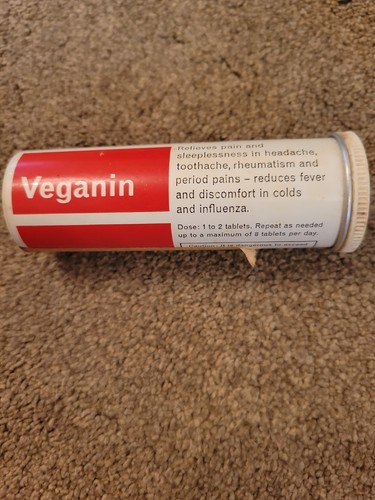 Vintage veganin medicine - vintage,