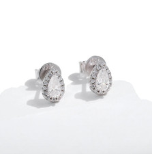 0.6ct Pear Cut Lab‑Created