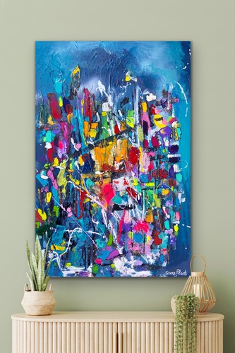 Large contemporary modern - large,