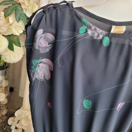 Miss evita vintage black dress - vintage,