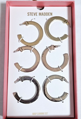 Steve madden set hoop - of, 3