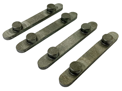 Pegged kart axle key - 8mm, x