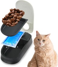 Pawise Automatic Cat & Dog Feeder with Ice Pack - 1-Meal Wet & Dry Food Dispens