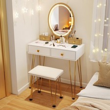 Vanity Desk with Mirror and