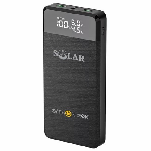 Solar tron 20k power bank - solar,