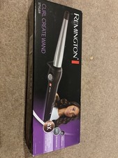 Remington Curl Create Curling Wand Temperature Hair Curler Black - Ci52W0