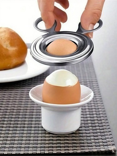 Stainless boiled egg topper - boiled,