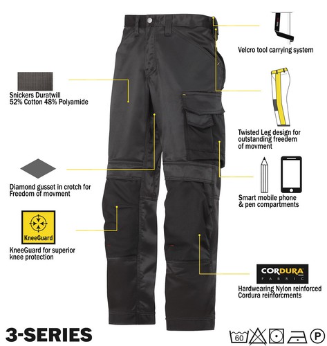 Snickers trousers 3312 - snickers,