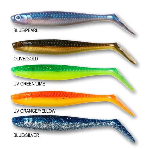 Slim paddle tail shads 10cm - slim,