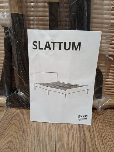 Ikea slattum grey double - ikea,