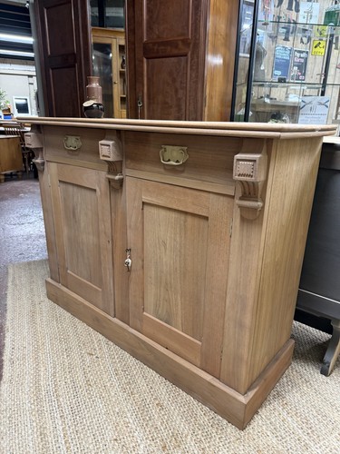 Stripped mahogany sideboard - stripped,