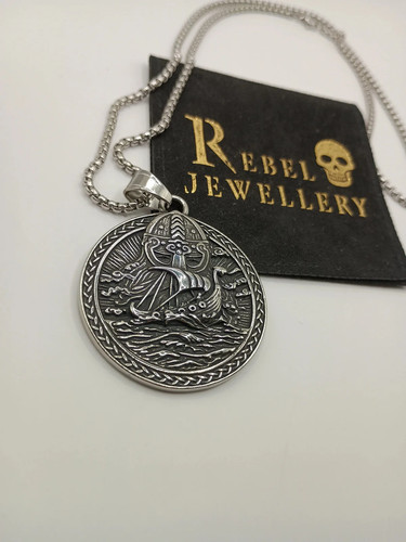 Odin viking ship coin
