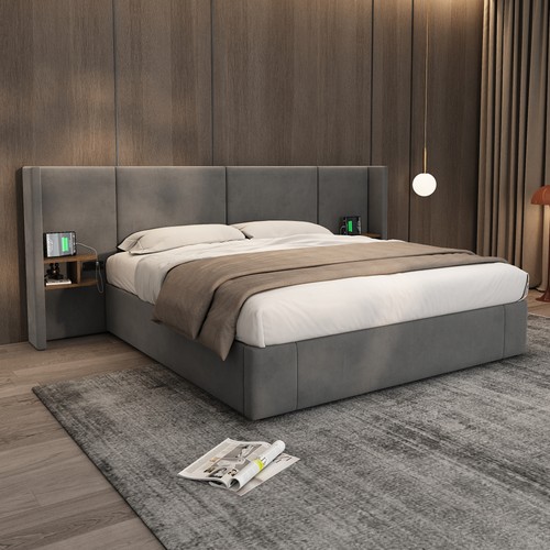 Upholstered bed super king - bed,,