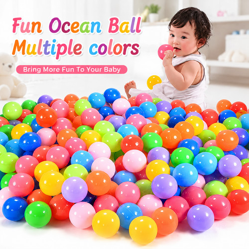 Colorful children play pits - colorful,